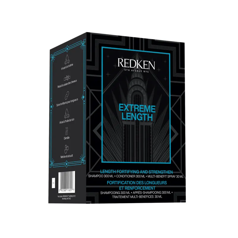 Redken - Coffret Trio des Fêtes - Extreme Length (300+300+30 ml)