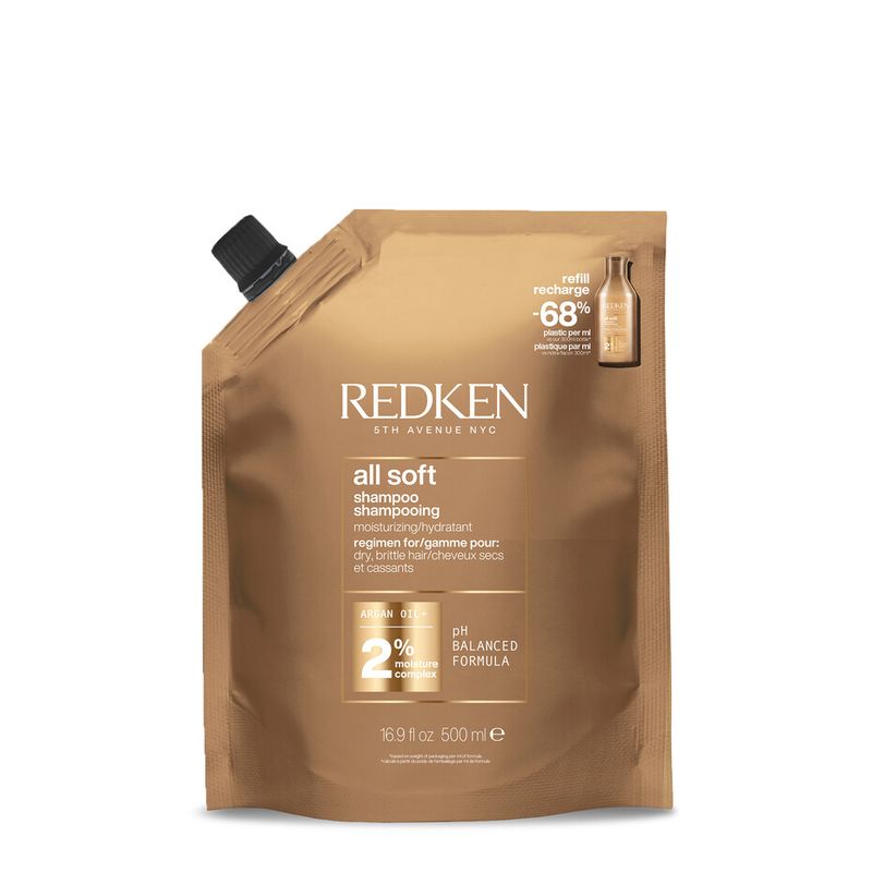 Redken - Recharge Shampoing All Soft 500ml Redken - Recharge Shampoing All Soft 500ml