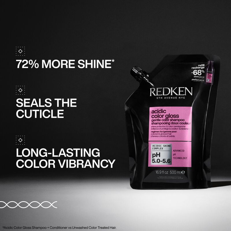 Redken - Recharge Shampoing Acidic Color Gloss 500ml