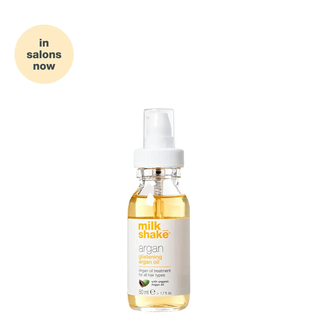 Milk Shake - No Frizz - Glistening Traitement à Huile d'Argan (50ml) Milk Shake - No Frizz - Glistening Traitement à Huile d'Argan (50ml)