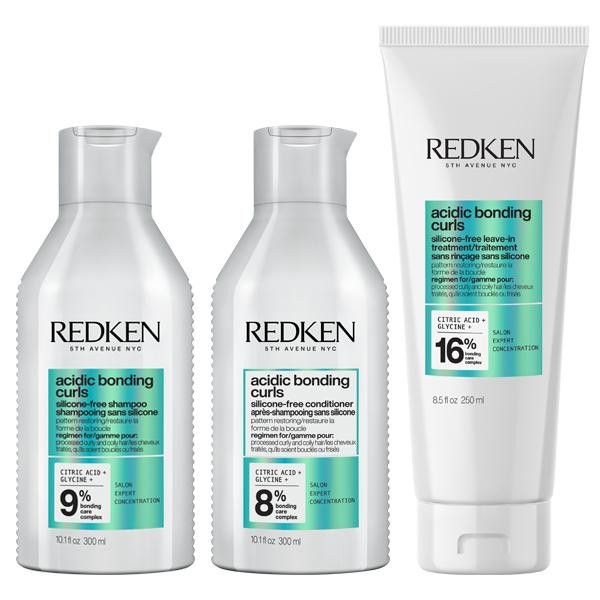 REDKEN TRIO Acidic Bonding Curls Shamp+Rev+Trait (2x300+250ml) REDKEN TRIO Acidic Bonding Curls Shamp+Rev+Trait (2x300+250ml)
