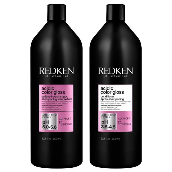REDKEN DUO Acidic Color Gloss Shampoing+Revitalisant 2x1L REDKEN DUO Acidic Color Gloss Shampoing+Revitalisant 2x1L