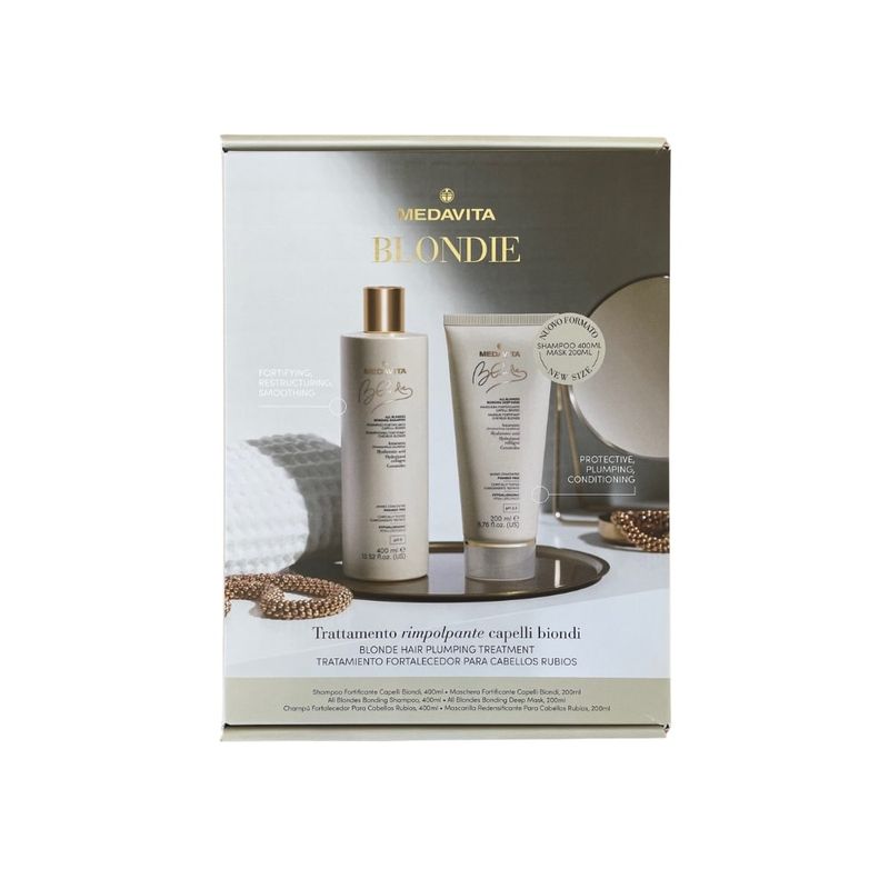Medavita - Blondie - Ensemble Traitement Cheveux Blonds (400/200 ml)