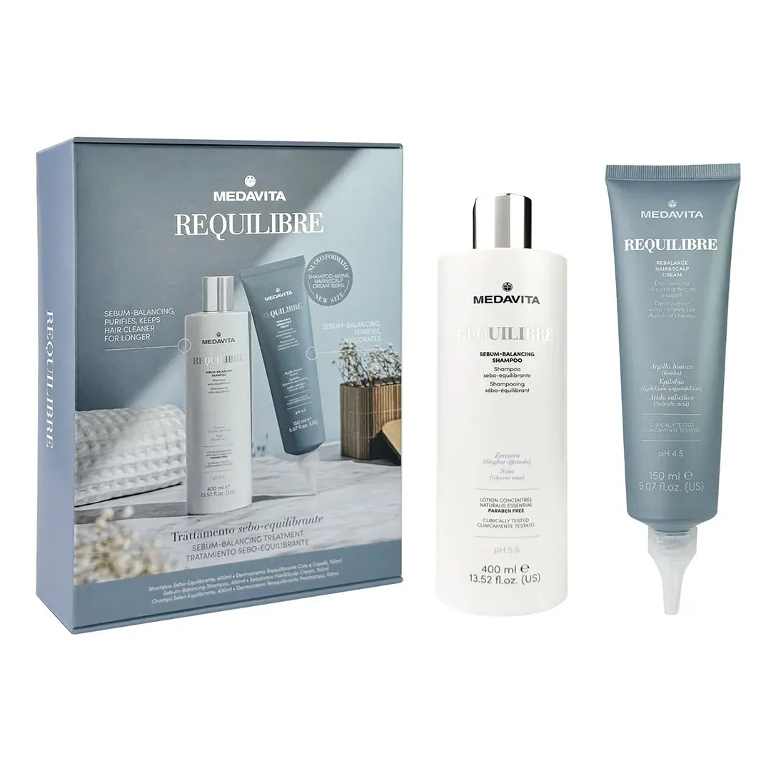 Medavita - Requilibre - Ensemble Traitement Sébo-Équilibrant (400/150 ml) Medavita - Requilibre - Ensemble Traitement Sébo-Équilibrant (400/150 ml)