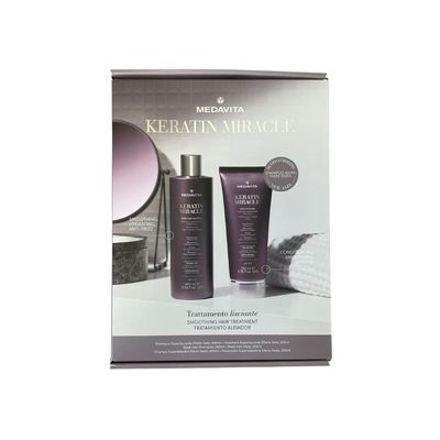 Medavita - Keratin Miracle - Ensemble Traitement Super-Lissage (400/200 ml)