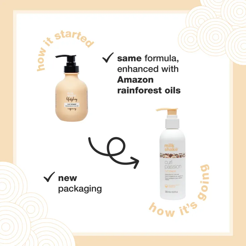 Milk Shake - Curl Passion - Curl Shaper - Gel Haute Définition (200ml)
