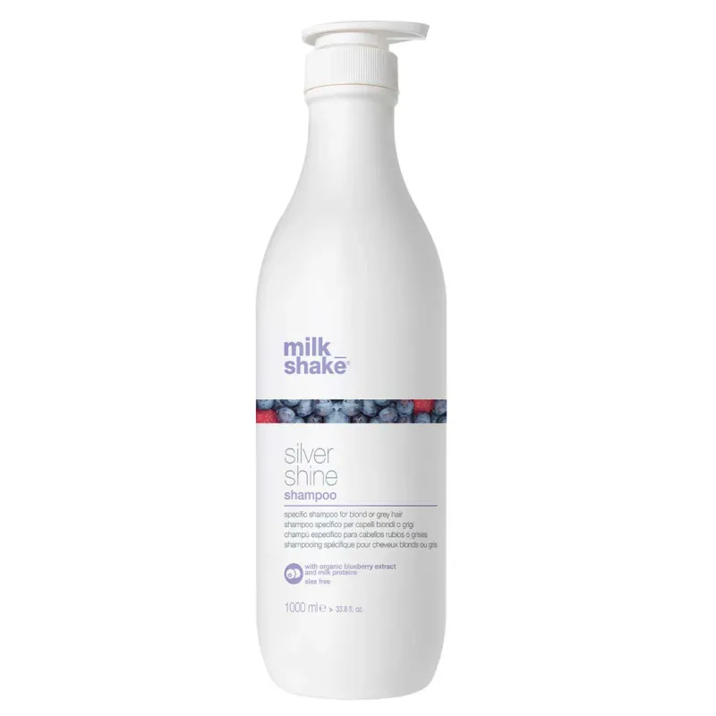 Milk Shake - Silver Shine - Shampoing Cheveux Blonds ou Gris (1000ml) Milk Shake - Silver Shine - Shampoing Cheveux Blonds ou Gris (1000ml)