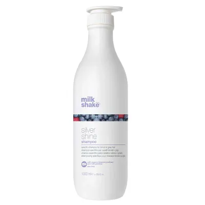 Milk Shake - Silver Shine - Shampoing Cheveux Blonds ou Gris (1000ml) Milk Shake - Silver Shine - Shampoing Cheveux Blonds ou Gris (1000ml)