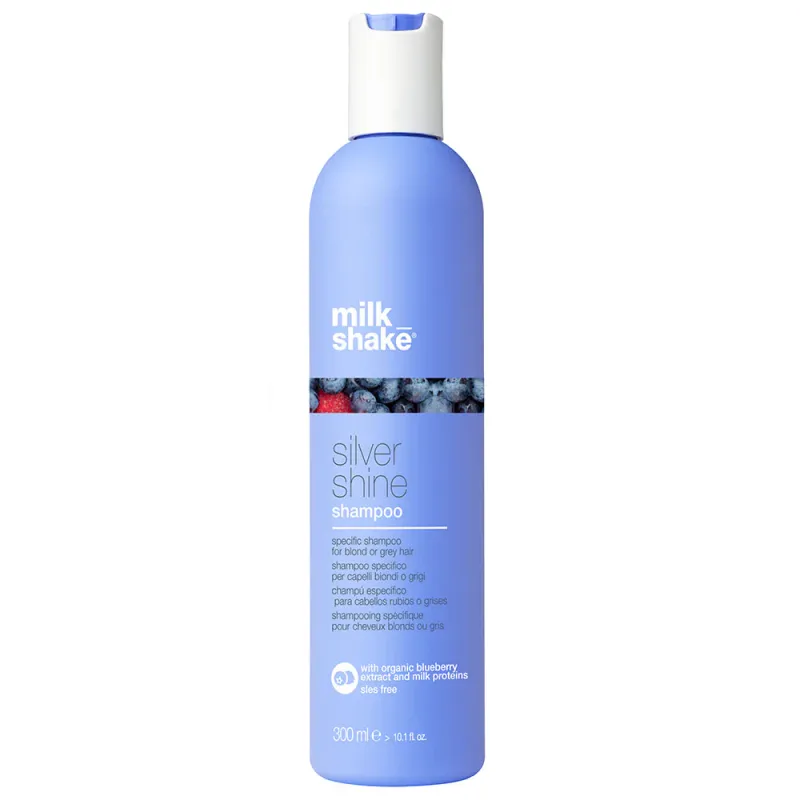 Milk Shake - Silver Shine - Shampoing Cheveux Blonds ou Gris (300ml) Milk Shake - Silver Shine - Shampoing Cheveux Blonds ou Gris (300ml)