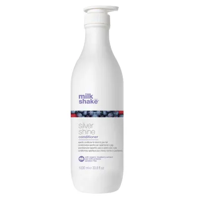 Milk Shake - Silver Shine - Revitalisant  Cheveux Blonds ou Gris (1000ml) Milk Shake - Silver Shine - Revitalisant  Cheveux Blonds ou Gris (1000ml)
