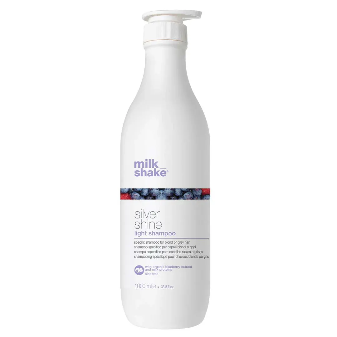 Milk Shake - Silver Shine - Shampoing Léger Cheveux Blonds ou Gris (1000ml)