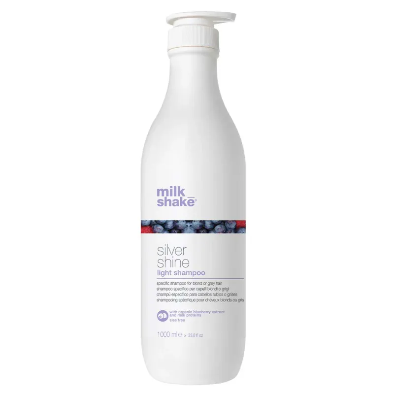 Milk Shake - Silver Shine - Shampoing Léger Cheveux Blonds ou Gris (1000ml) Milk Shake - Silver Shine - Shampoing Léger Cheveux Blonds ou Gris (1000ml)