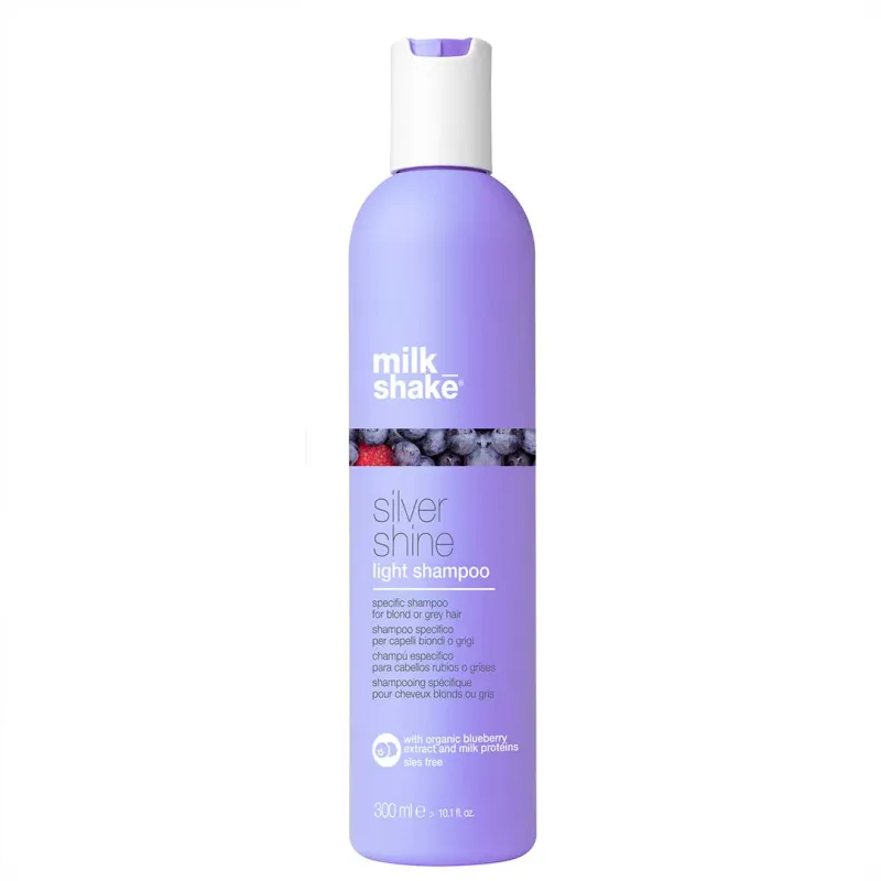 Milk Shake - Silver Shine - Shampoing Léger Cheveux Blonds ou Gris (300ml) Milk Shake - Silver Shine - Shampoing Léger Cheveux Blonds ou Gris (300ml)