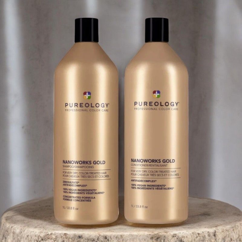 Pureology - Nanoworks Gold DUO SH+REV (2x1L) Pureology - Nanoworks Gold DUO SH+REV (2x1L)