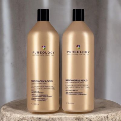 Pureology - Nanoworks Gold DUO SH+REV (2x1L) Pureology - Nanoworks Gold DUO SH+REV (2x1L)