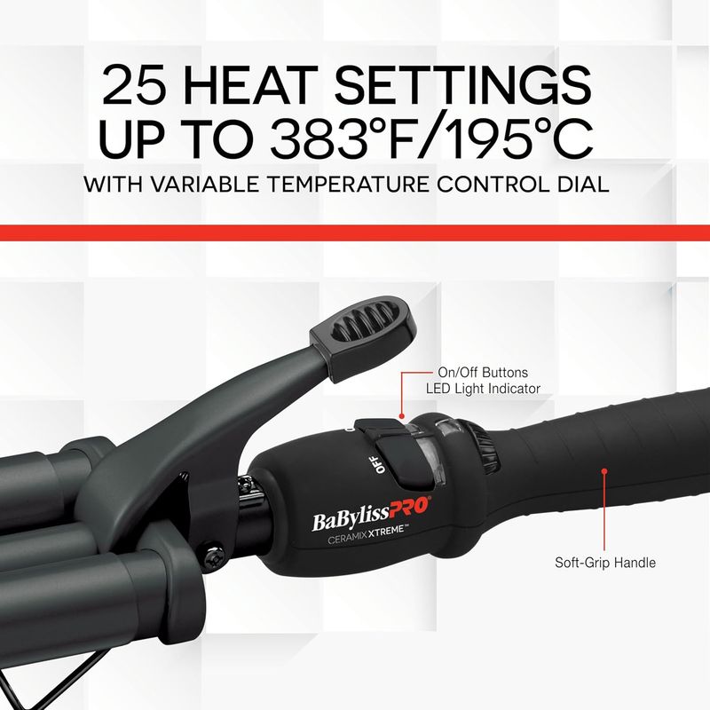 Babyliss Pro Ceramix Xtreme Fer à Onduler Triple #BAB331SNC