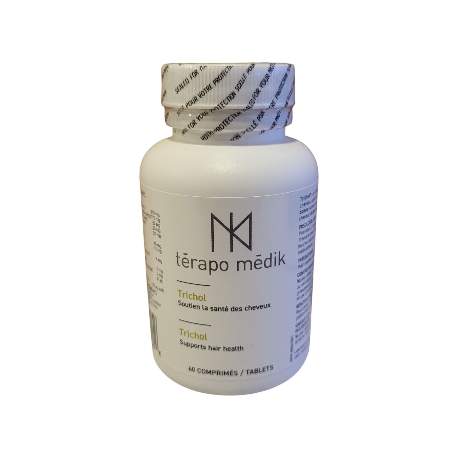 Térapo Médik - Trichol Soutient Santé des Cheveux (60 comprimés) Térapo Médik - Trichol Soutient Santé des Cheveux (60 comprimés)