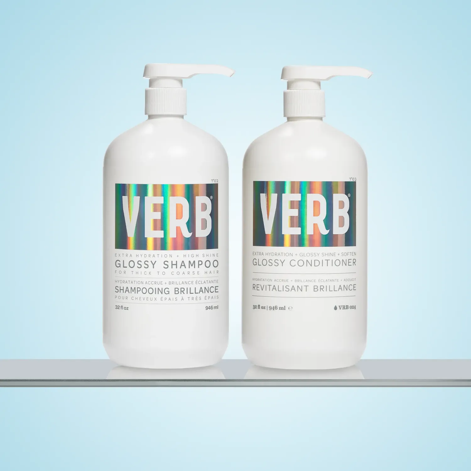 Verb - DUO Glossy Shampoing+Revitalisant (2x946ml)