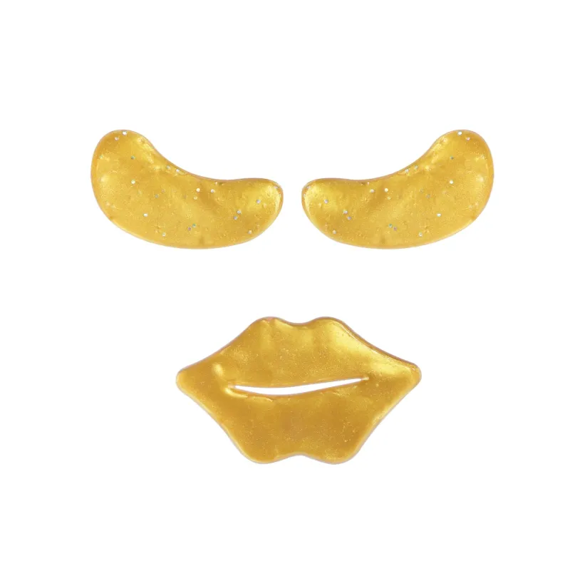 Roselisa - Duo Masque pour les Yeux (3x2) et Lèvres (3) OR 24k