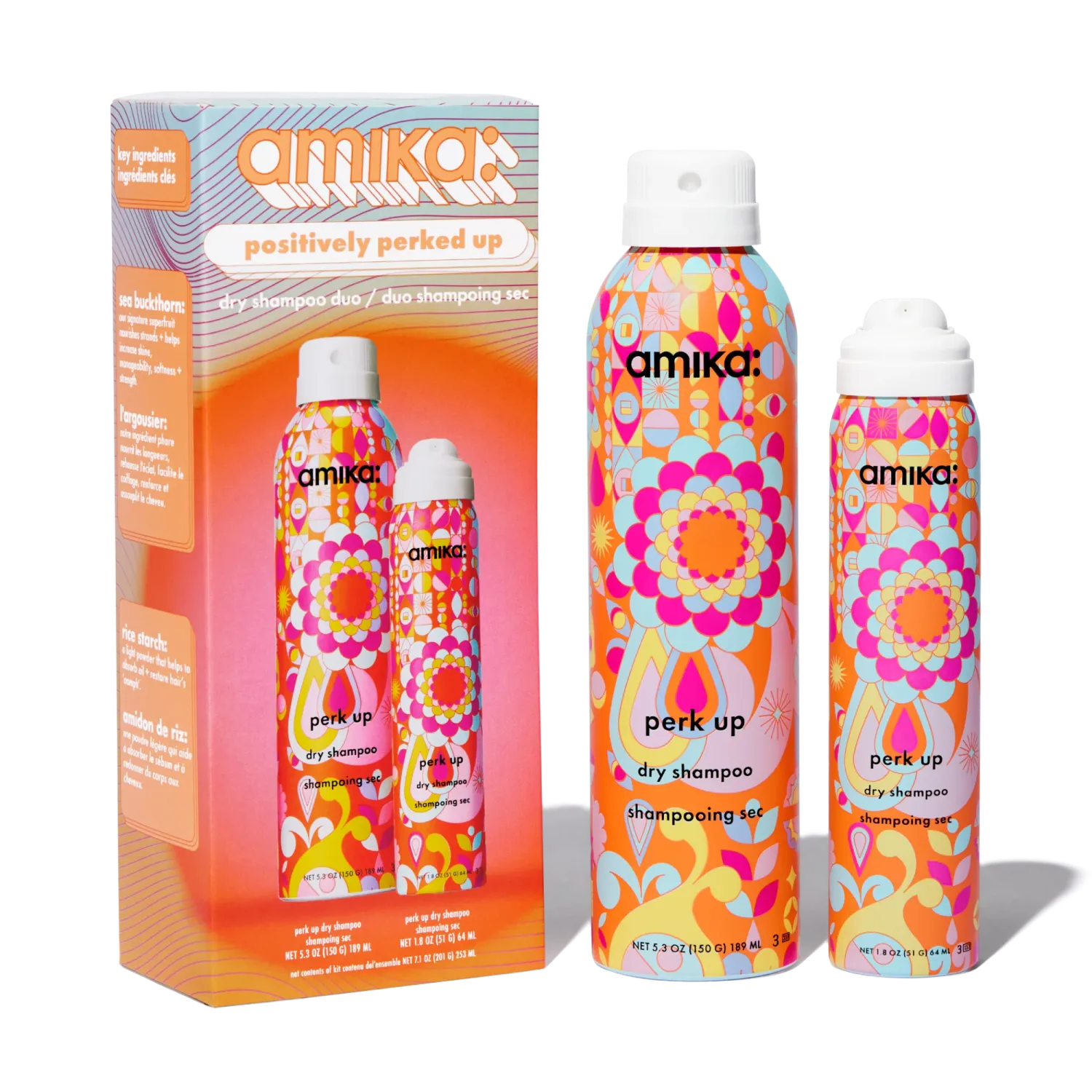 Amika: Coffret Positively Perked Up - Duo Shampoing Sec