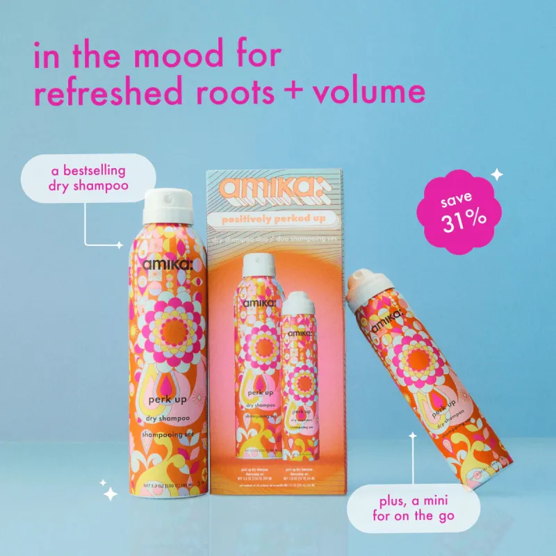 Amika: Coffret Positively Perked Up - Duo Shampoing Sec