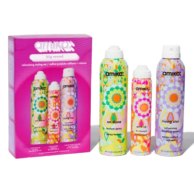 Amika: Coffret Big Mood - Produits Coiffants/Volume