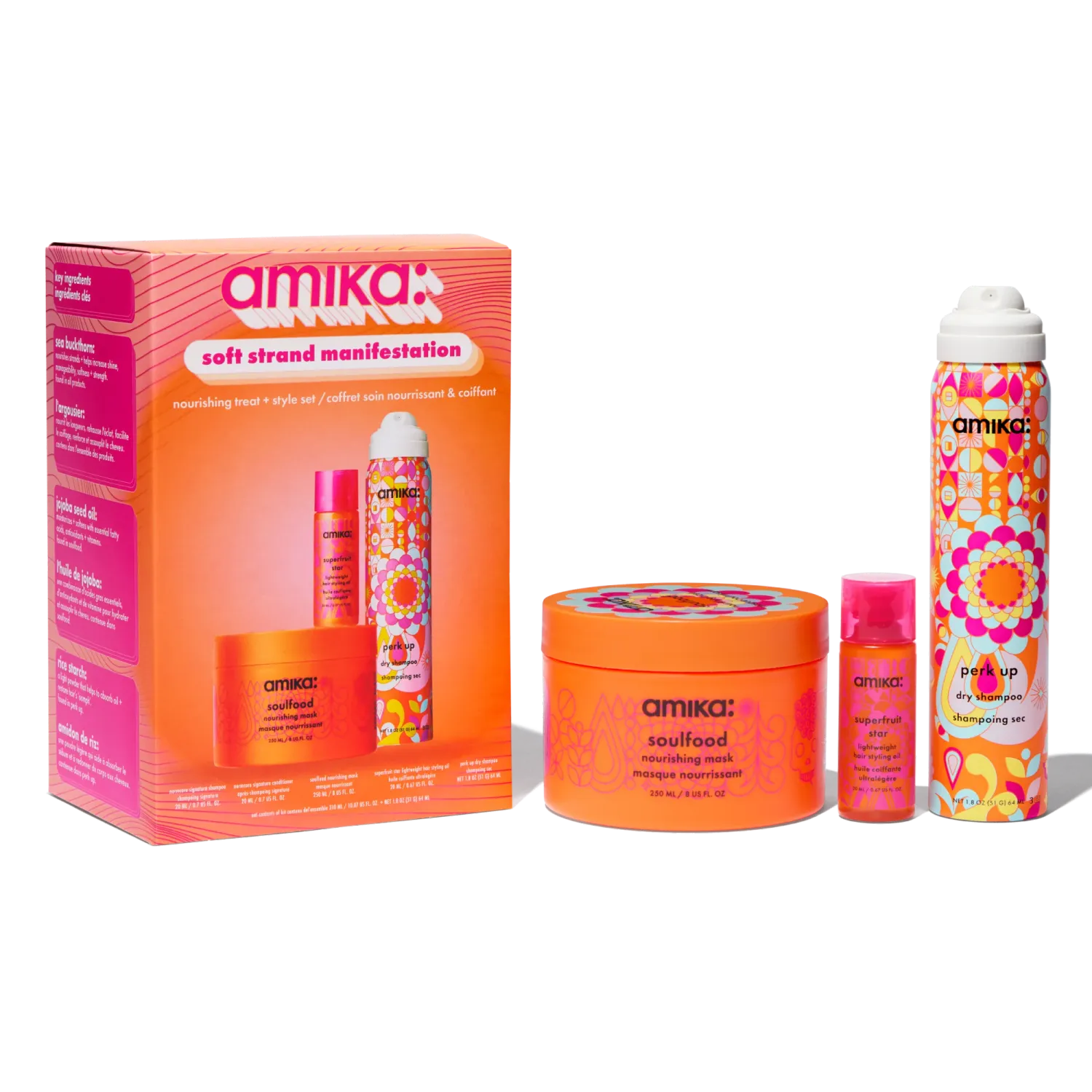 Amika: Coffret Soft Strand Manifestation - Soin Nourrissant/Coiffant