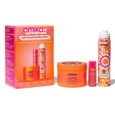 Amika: Coffret Soft Strand Manifestation - Soin Nourrissant/Coiffant