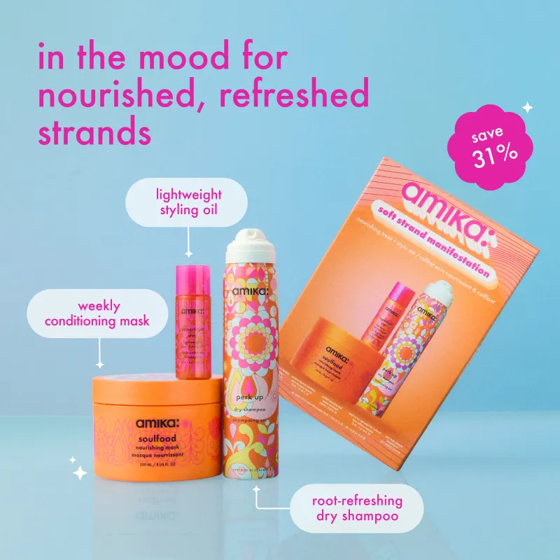 Amika: Coffret Soft Strand Manifestation - Soin Nourrissant/Coiffant