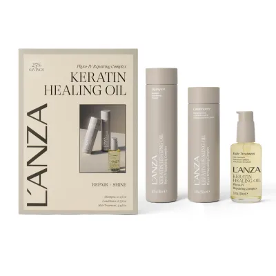L&#39;Anza  Coffret de Noël - Keratine Healing Oil