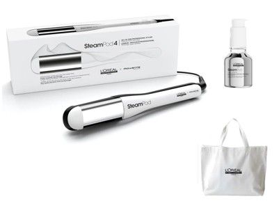 L&#39;Oréal Pro Steampod 4.0 + 1 Traitements Lissants + 1 Sac