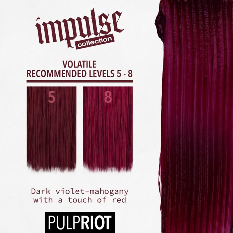 Pulp Riot - Impulse - Volatile (Bordeaux/Deep Wine) 4oz/118ml 