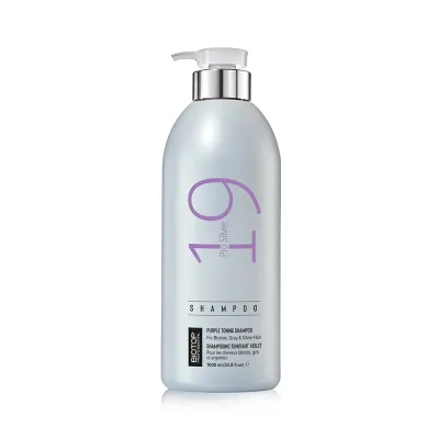 Biotop Pro - 19 Pro Silver Shampoing Cheveux Blonds, Blancs et Argentés 1L