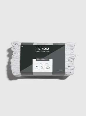 Fromm - Colorsafe Serviettes en Coton Blanche (6/pqt) #65048