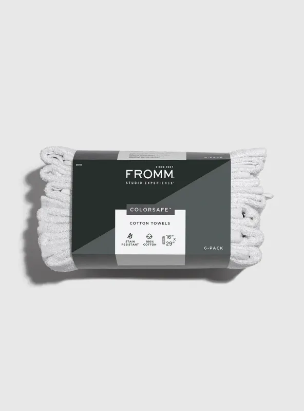 Fromm - Colorsafe Serviettes en Coton Blanche (6/pqt) #65048