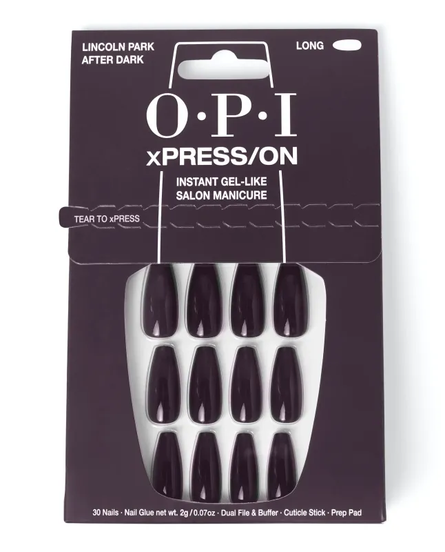 OPI - Ongles Artificiels Lincoln Park After Dark - Long/Carré