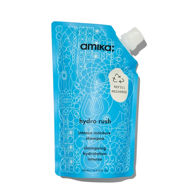 Amika - Hydro Rush - Shampoing Hydratation Intense Recharge (500ml)