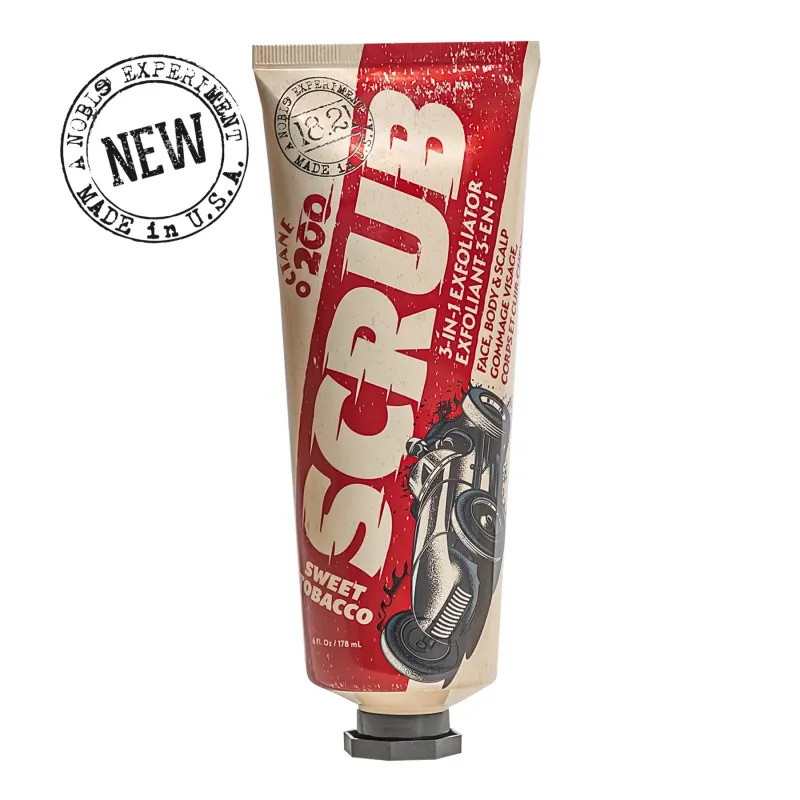 18.21 Man Made - Octane 200 Scrub Exfoliant 3-en-1 Sweet Tobacco 178ml/6oz