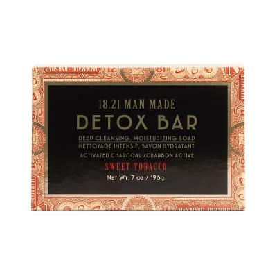18.21 Man Made - Detox Bar Savon Sweet Tobacco 198g/7oz