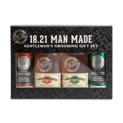 18.21 Man Made - Coffret Spirits Spitzer + Wash (Sweet Tobacco et Spiced Vanilla)