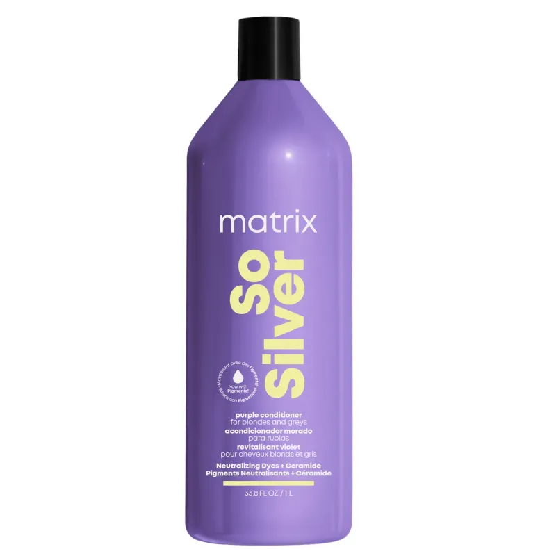Matrix - So Silver -  Revitalisant Violet Pigments Neutralisants (1L)