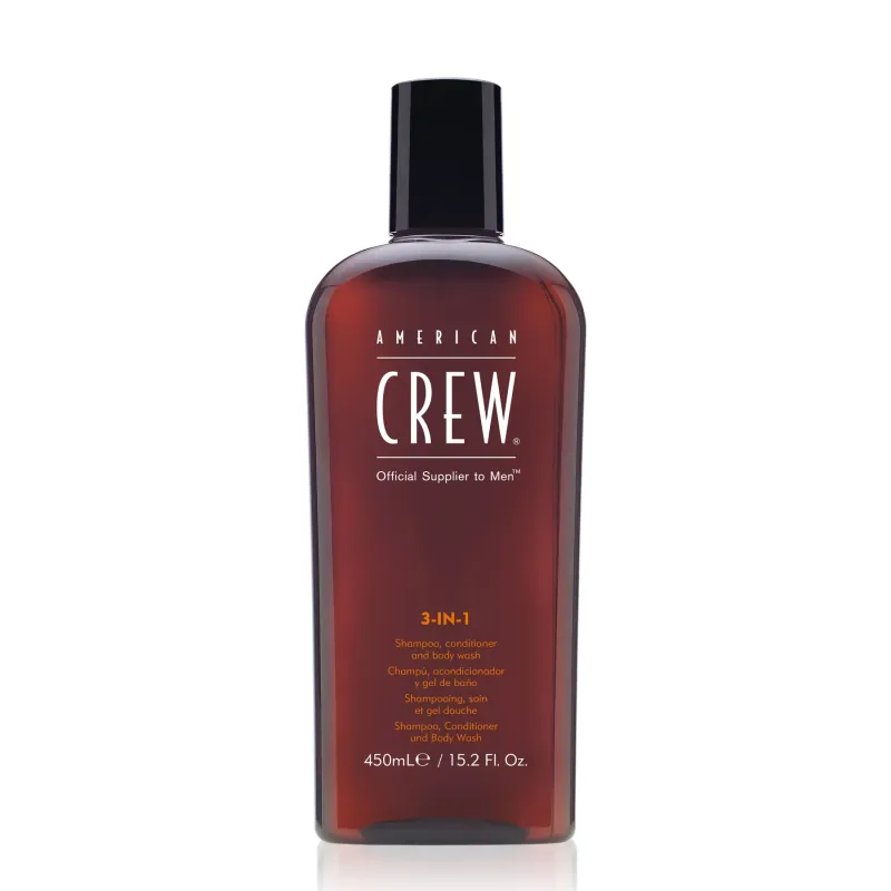 American Crew - Shampoing 3-EN-1 (450ml)