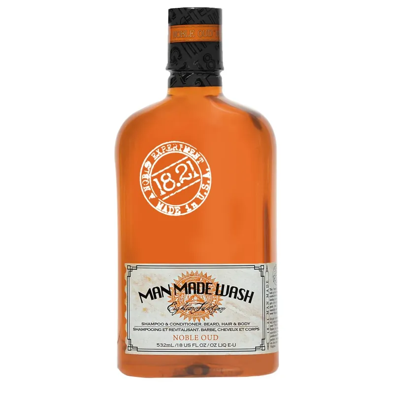 18.21 Man Made - Shampoing 3 en 1 Noble Oud 532ml/18oz