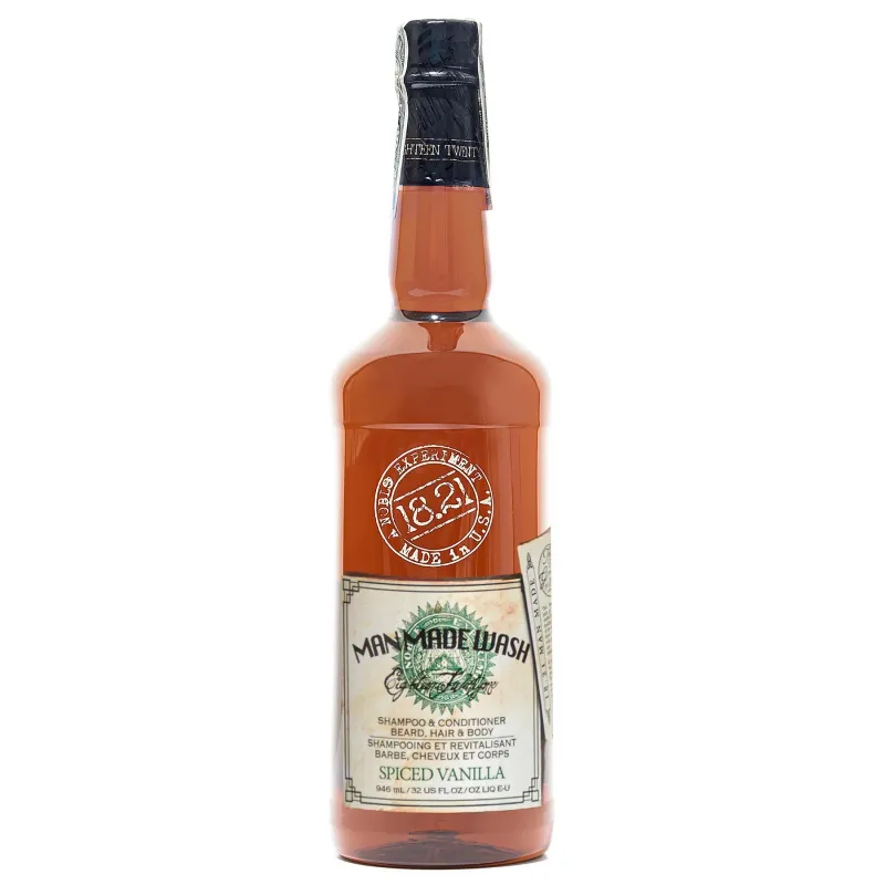18.21 Man Made - Shampoing 3 en 1 Spiced Vanilla 946ml/32oz