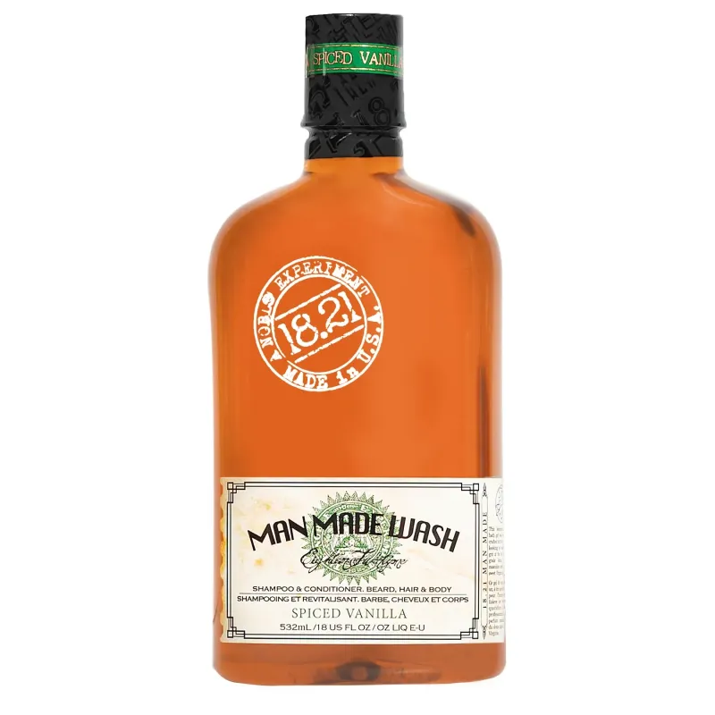 18.21 Man Made - Shampoing 3 en 1 Spiced Vanilla 532ml/18oz