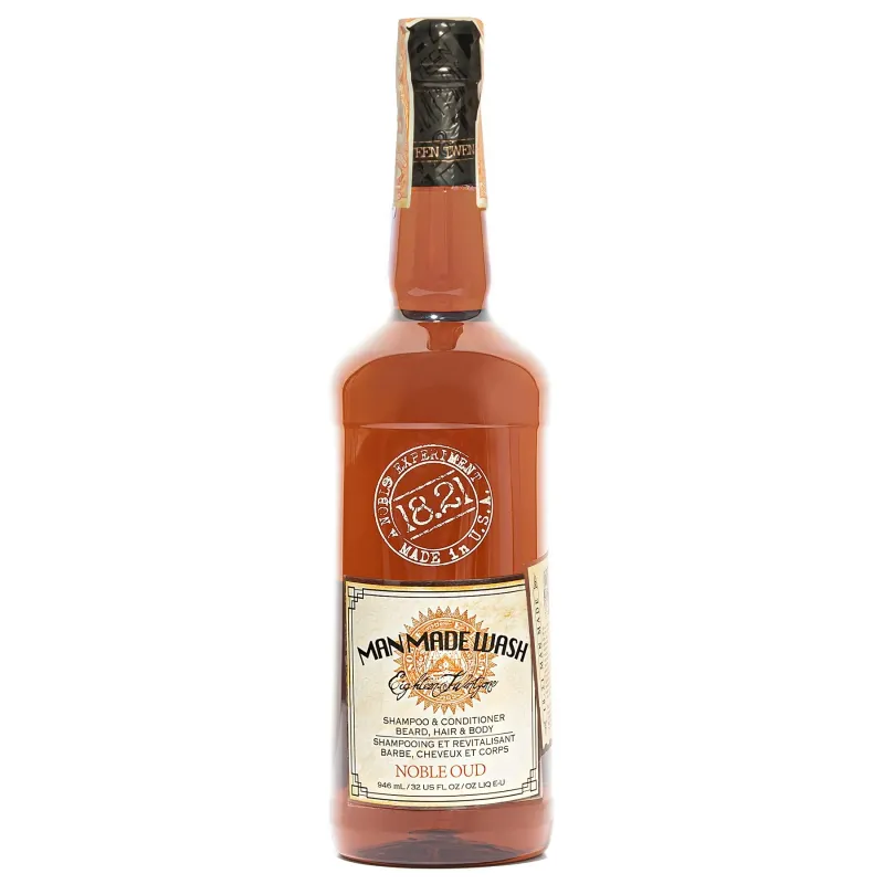 18.21 Man Made - Shampoing 3 en 1 Noble Oud 946ml/32oz