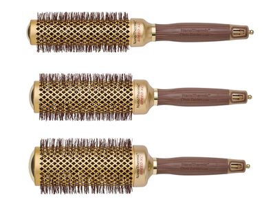 Olivia Garden - Brosse NanoThermic SPEED XL (Ens 3 Brosses, 34-44-54mm)