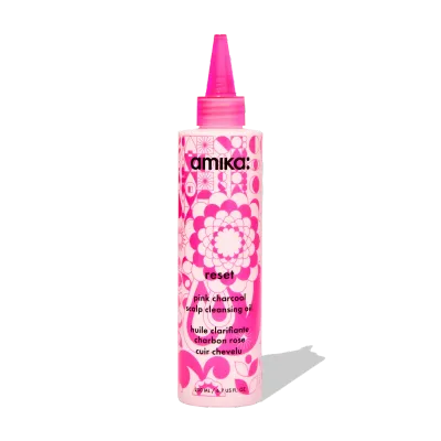 Amika - Reset - Huile Clarifiante Charbon Rose Cuir Chevelu (200ml)