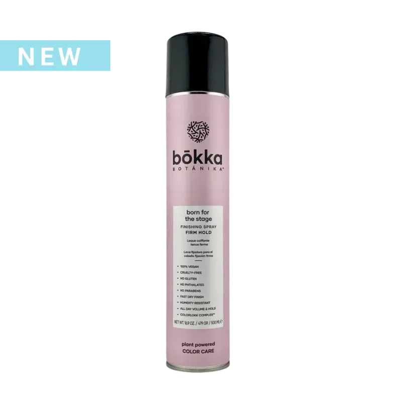 Bokka Botanika - Bord for the Stage - Laque Coiffante Tenue Ferme (500ml)