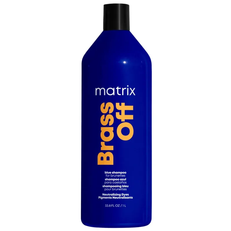 Matrix - Brass Off - Shampoing Bleu Total Results Brunettes (1L)